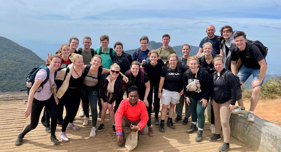 Uitzichtpunt groepsfoto Uitzichtpunt groepsfoto